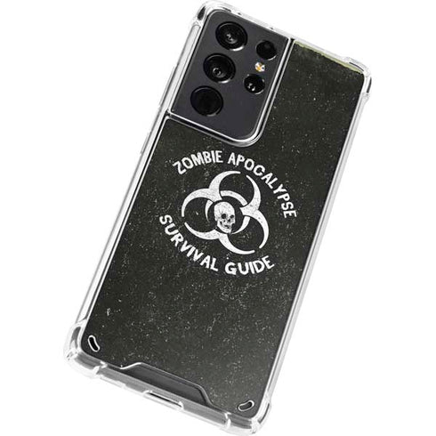 Zombie Apocalypse Survival Guide Galaxy S21 Ultra 5G Clear Case
